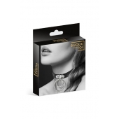 Черный чокер с двумя кольцами - Bijoux Pour Toi - купить с доставкой в Пензе