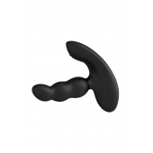 Черный силиконовый стимулятор простаты Levett Nitoc с пультом ДУ - Levett - в Пензе купить с доставкой