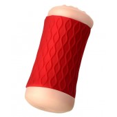 Двухсторонний мастурбатор JOS  NADIN в красном цилиндре - JOS - в Пензе купить с доставкой