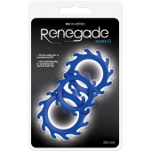 Набор из 3 синих эрекционных колец Renegade Gears - NS Novelties - в Пензе купить с доставкой