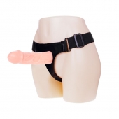 Телесный фаллоимитатор на трусиках Jessica Strap-On - 15,5 см. - Baile - купить с доставкой в Пензе