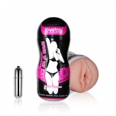 Мастурбатор-вагина Sex In A Can Vibra Vagina Tunnel - Lovetoy - в Пензе купить с доставкой