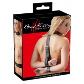 Фиксация на шею и запястья Bad Kitty Neck and Hand Restraints - Orion - купить с доставкой в Пензе