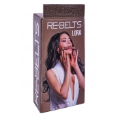 Кляп-трензель Lora с металлическими кольцами - Rebelts - купить с доставкой в Пензе