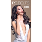 Кляп-трензель Lora с металлическими кольцами - Rebelts - купить с доставкой в Пензе