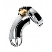 Серебристый мужской пояс верности TOYFA Metal - ToyFa - купить с доставкой в Пензе