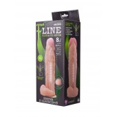 Большой фаллоимитатор на присоске F LINE - 23,5 см. - LOVETOY (А-Полимер)