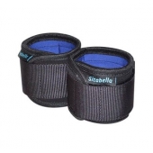 Неопреновые черно-синие наручники - Sitabella - купить с доставкой в Пензе