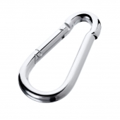 Серебристый карабин TOYFA Metal - ToyFa - купить с доставкой в Пензе