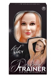Надувная кукла с вибрацией и 2 любовными отверстиями Hot Lucy Lifesize Love Doll - NMC - в Пензе купить с доставкой