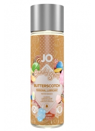 Смазка на водной основе Candy Shop Butterscotch с ароматом ирисок - 60 мл. - System JO - купить с доставкой в Пензе