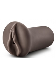 Коричневый мастубратор-вагина Nicole s Kitty - Blush Novelties - в Пензе купить с доставкой