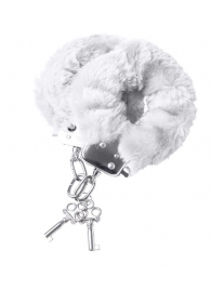Наручники с белой меховой опушкой - ToyFa - купить с доставкой в Пензе