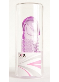 Фиолетовая насадка с коготком и шипами - 13 см. - Toyfa Basic - в Пензе купить с доставкой