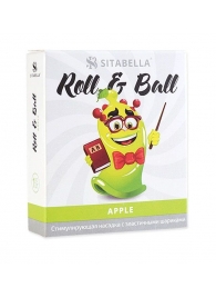 Стимулирующий презерватив-насадка Roll   Ball Apple - Sitabella - купить с доставкой в Пензе