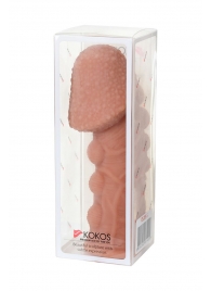 Насадка на фаллос с пузыриками, венками и ребристостью KOKOS Extreme Sleeve 09 - 12,7 см. - KOKOS - в Пензе купить с доставкой