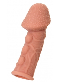 Насадка на фаллос с пузыриками, венками и ребристостью KOKOS Extreme Sleeve 09 - 12,7 см. - KOKOS - в Пензе купить с доставкой