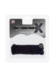 Чёрная веревка для связывания BONDX LOVE ROPE - 5 м. - Dream Toys - купить с доставкой в Пензе