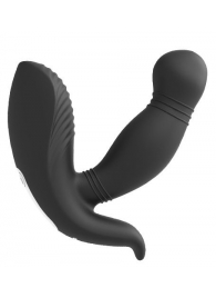 Черный вибромассажер простаты PROSTATE HERO - Dream Toys - в Пензе купить с доставкой