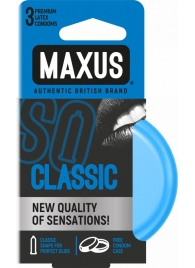 Классические презервативы в железном кейсе MAXUS Classic - 3 шт. - Maxus - купить с доставкой в Пензе