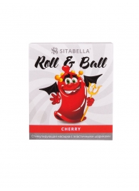 Стимулирующий презерватив-насадка Roll   Ball Cherry - Sitabella - купить с доставкой в Пензе