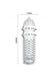 Закрытая прозрачная насадка Crystal sleeve - 14,2 см. - Erowoman-Eroman - в Пензе купить с доставкой
