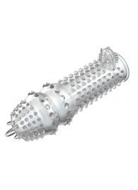Закрытая прозрачная насадка Crystal sleeve - 14,2 см. - Erowoman-Eroman - в Пензе купить с доставкой