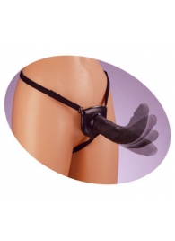 Черный податливый страпон Posable Partner Strap-On - 17,8 см. - Pipedream - купить с доставкой в Пензе