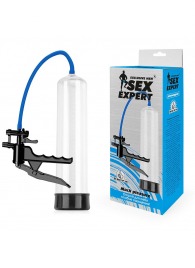 Прозрачная вакуумная помпа Sex Expert с ручным насосом - Sex Expert - в Пензе купить с доставкой