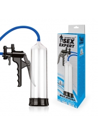 Прозрачная вакуумная помпа Sex Expert с насосом - Sex Expert - в Пензе купить с доставкой
