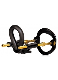 Черный экстендер-растяжитель пениса - Sex Expert - в Пензе купить с доставкой