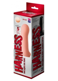 Телесная насадка на Harness с коннектором RED LINE - 13 см. - LOVETOY (А-Полимер) - купить с доставкой в Пензе