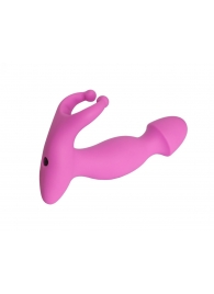 Розовый стимулятор простаты с усиками - 15 см. - 4sexdreaM - в Пензе купить с доставкой