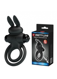 Черное эрекционное кольцо с вибростимуляцией клитора Vibrant Penis Ring III - Baile - в Пензе купить с доставкой