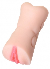 Телесный двусторонний мастурбатор Rich Fruit - вагина и анус - ToyFa - в Пензе купить с доставкой