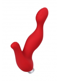Красный силиконовый вибростимулятор простаты Proman - 12,5 см. - ToyFa - в Пензе купить с доставкой