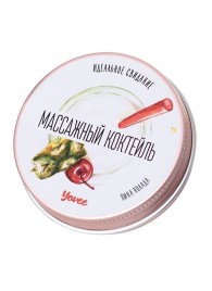 Массажная свеча «Массажный коктейль» с ароматом пина колады - 30 мл. - ToyFa - купить с доставкой в Пензе