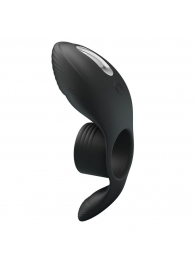 Черное кольцо на пенис с вибрацией Vibration Penis Sleeve - Baile - в Пензе купить с доставкой