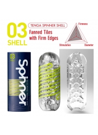 Мастурбатор SPINNER Shell - Tenga - в Пензе купить с доставкой