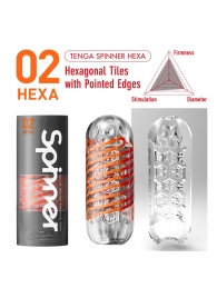 Мастурбатор SPINNER Hexa - Tenga - в Пензе купить с доставкой