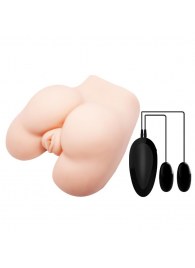 Пышная попка с двумя входами и вибрацией - Baile - в Пензе купить с доставкой