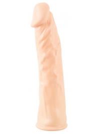 Телесная насадка-удлинитель Silicone Extension - 19 см. - Orion - в Пензе купить с доставкой