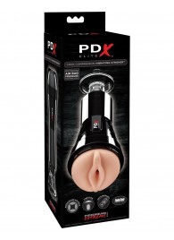 Телесный вибромастурбатор-вагина Cock Compressor Vibrating Stroker - Pipedream - в Пензе купить с доставкой