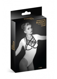 Черная упряжь на грудь Clara - Bijoux Pour Toi - купить с доставкой в Пензе