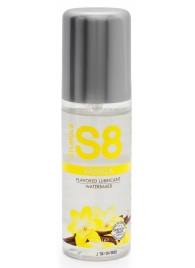 Лубрикант на водной основе Stimul8 Flavored Lube с ванильным ароматом - 125 мл. - Stimul8 - купить с доставкой в Пензе