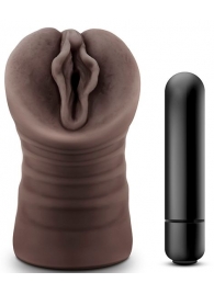 Коричневый мастурбатор-вагина Alexis - Blush Novelties - в Пензе купить с доставкой