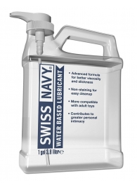 Канистра лубриканта Swiss Navy Water Based Lube на водной основе - 3,8 л. - Swiss navy - купить с доставкой в Пензе