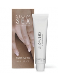 Гель для мастурбации с ароматом кокоса Slow Sex Finger Play Gel - 30 мл. - Bijoux Indiscrets - купить с доставкой в Пензе