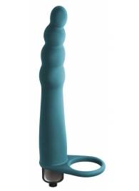 Зеленая вибронасадка для двойного проникновения Bramble - 16,5 см. - Lola Games - купить с доставкой в Пензе