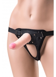 Телесный страпон на трусиках Realstick Jax - 17,9 см. - ToyFa - купить с доставкой в Пензе